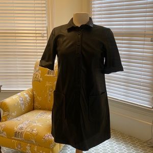 Zara leather mini dress M
